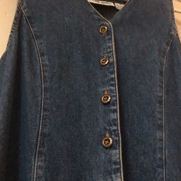 90’s Alfred Dunner Button Front Denim Dress - Picture 6 of 6